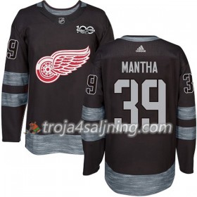 Detroit Red Wings tröja Anthony Mantha 39 1917-2017 100th Anniversary Adidas Svart Authentic - NHL Tröjor Herr